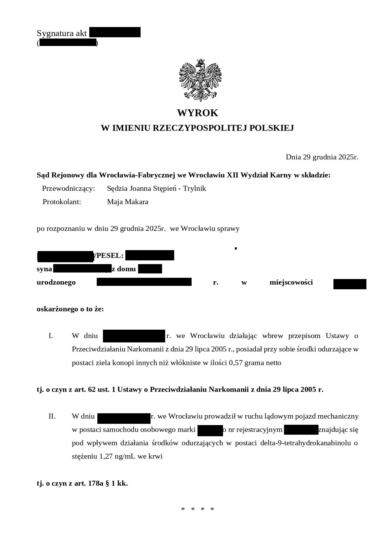 case study 1 marihuana medyczna a prawo jazdy