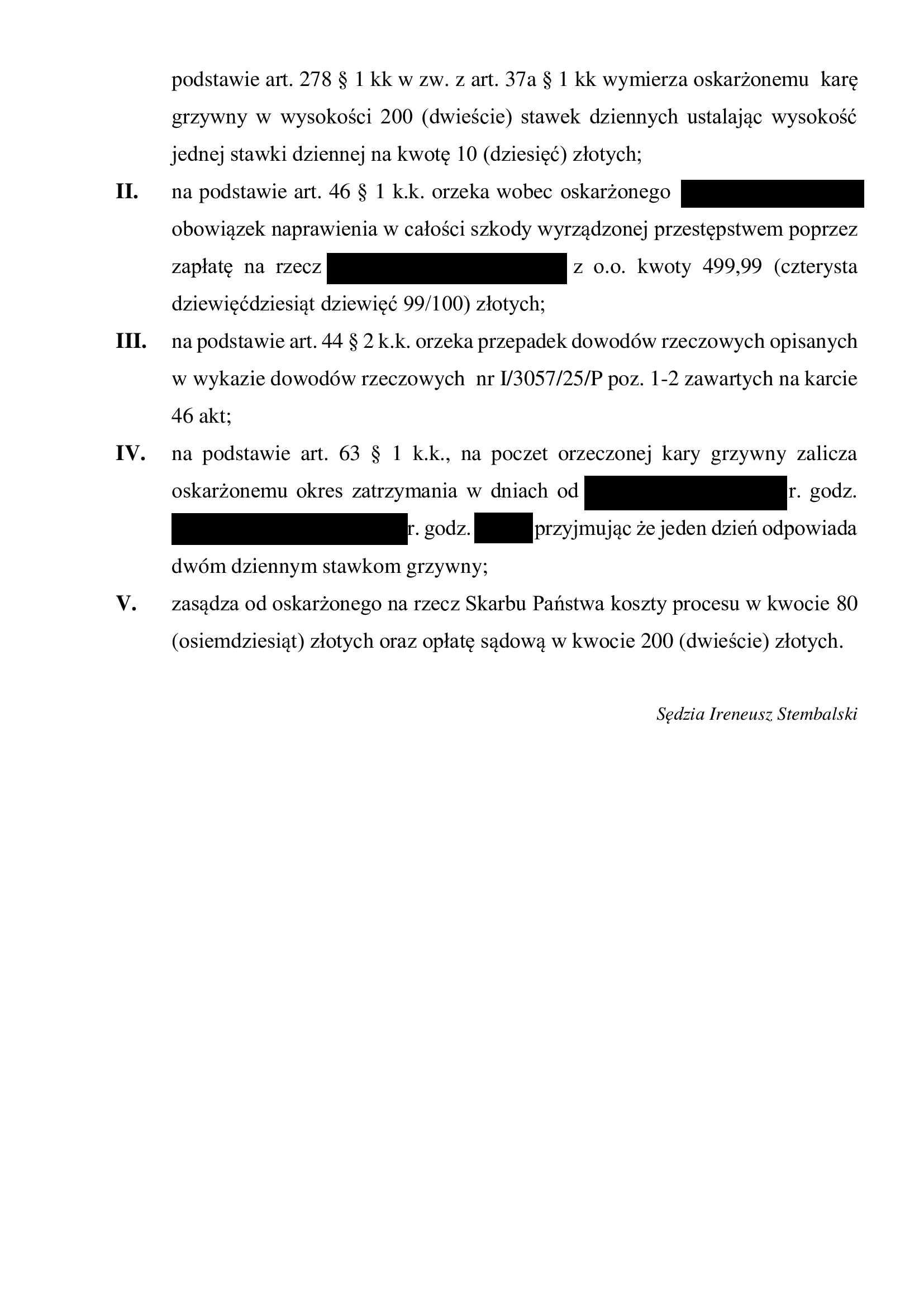 Zanonimizowany wyrok – case study 2, strona 2